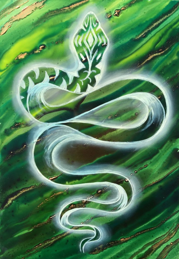 Le serpent vert